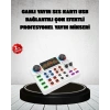 Nevamel® Canlı Yayın ve Karaoke İçin Profesyonel Ses Kartı Bluetooth Destekli