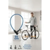 Nevamel® Çelik Örgü Kablo Kilit 5mm 50 cm Bisiklet Kilidi Motosiklet Kilidi Eşya Garaj Kilidi