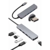 Nevamel® Çevirici Dönüştürücü Adaptör Macbook 3 In 1 Type-C To Hdmı USB 3.0