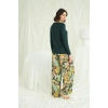 Nevamel® Çiçek Ve Yaprak Desenli Pijama Takımı