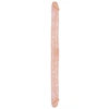 Nevamel® Çift Taraflı Esnek Dildo 34 Cm – Gerçekçi Dokulu Ten Renk