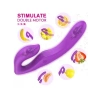Nevamel® Çift Titreşim Motorlu Strapless Giyilebilir Çift Taraflı Vibratör – 180° Bükülebilir, Ipx7 Su Geçirmez (Kod:180)