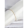 Nevamel® CM 14K Gold Renk Ezme Burgu Zincir Model Kadın Bileklik 5886