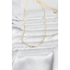 Nevamel® CM 14K Gold Renk Gemici Zincir Model 60 cm Kadın Kolye 5886