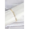 Nevamel® CM 14K Gold Renk Halka Zincir Model Kadın Bileklik 5886