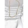 Nevamel® CM 14K Gold Renk Lazer Model 45 cm Kadın Kolye 5886