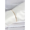 Nevamel® CM 14K Gold Renk Yassı Zincir Model Kadın Bileklik 5886