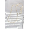 Nevamel® CM 14K Gold Renk Yılan Zincirli Damla Topçuk Model 60 cm Kadın Kolye 5886