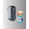 Nevamel® Çocuk Korumalı Termal Priz – 3lü USB Şarj ve Akım Koruması