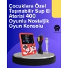 Nevamel Çocuklar İçin 400 Retro Oyunlu Konsol