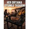 Nevamel® Çok Amaçlı Katlanır Kamp Masası Dayanıklı Piknik Balkon Bahçe Masası