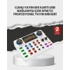 Nevamel® Çok Efektli Canlı Yayın Ses Mikseri USB ve Kablosuz Uyumlu