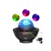 Nevamel Çok Renkli Projektör Lamba Disko Topu Gece Lambası Kablosuz