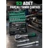Nevamel® Çok Uçlu ve Farklı Ölçülü 53 Parça Alet Seti