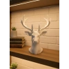Nevamel® Dekoratif Beyaz Geyik Biblo Salon ve Raf Dekoru