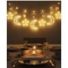 Nevamel® Dekoratif Büyük Ay Yıldız Ramazan Led Işık