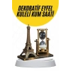 Nevamel Dekoratif Eyfel Kulesi ve Kum Saati Vintage Tarzı Masa Süsü Biblo