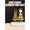 Nevamel Dekoratif Kum Saati Deniz Feneri Retro Masa Hediyeli Eşya