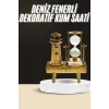 Nevamel Dekoratif Kum Saati Deniz Feneri Retro Masa Hediyeli Eşya