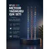 Nevamel® Dekoratif RGB LED Işık Çubuğu Seti 10 Adet Çubuk Kayan Yıldız Efektli