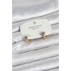 Nevamel® Deniz Kabuğu Model Gold Pirinç Çocuk Küpe 5886