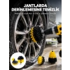 Nevamel® Derinlemesine Temizlik İçin Dayanıklı Kıllı Matkap Fırçası Başlığı
