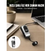 Nevamel® Dijital Ekranlı Bluetooth Kulaklık – Titreşimli Bildirim 25 Saat Kullanım Yeni Nesil