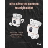 Nevamel Dijital Göstergeli Bluetooth Kulakiçi Kulaklık – 4’lü Paket Gürültü Engellemeli