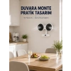 Nevamel® Dijital Göstergeli Çift Fan Başlıklı Masa Vantilatörü