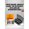 Nevamel® Dijital Göstergeli Powerbank Kulaklık ve 7 Kordonlu Yeni Nesil Akıllı Saat Amoled Ekran