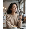 Nevamel® Dijital Göstergeli Yüksek Üfleme Güçlü Şarjlı El Fanı