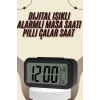 Nevamel Dijital Masa Saati Termometreli Takvim Çalar Saat Led Ekran Pilli