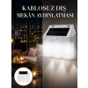 Nevamel® Dış Mekan Solar Duvar Lambası – 120° Hareket Algılama 3 Işık Modu Yeni Nesil