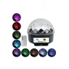 Nevamel Disko Topu Renkli Işıklı Lazer Parti Bluetooth Bağlantılı Led Küre