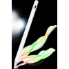 Nevamel Dokunmatik Kalem Beyaz Şarjlı Yedek Uçlu Android ve İOS Uyumlu