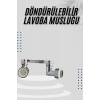 Nevamel Dönebilen Musluk Başlığı Akrobat Mutfak Banyo Musluk Ucu Başlığı Oynar Başlıklı