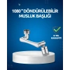 Nevamel® Dönen Musluk Başlığı 1080 Derece Ayarlanabilir Filtreli Sprey Uç