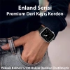 Nevamel Dux Ducis Apple Watch 42/44/45MM için Enland Serisi Premium Deri Kayış Kordon-(5775)