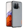 Nevamel Dux Ducis Fino Serisi Xiaomi Mi 11 Pro Kılıf Premium Dokuma Silikon Kılıf-(5775)