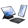 Nevamel DUX DUCIS Galaxy Tab S8+ / S7+ / S7 FE İçin Ayrılabilir Bluetooth Klavye Touchpad PU Deri Kılıf-(5775)