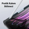 Nevamel Dux Ducis iPad Pro 12.9 2022/2021/2020 SK Series Kablosuz Bluetooth Klavye Touchpad Kılıf-(5775)