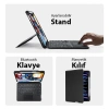 Nevamel Dux Ducis iPad Pro 12.9 DK Series Kablosuz Bluetooth Klavye Touchpad Kılıf-(5775)