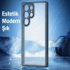 Nevamel Dux Ducis Samsung S22 Ultra Aimo Series Premium Buzlu Sert PC-TPU Kılıf-(5775)