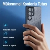 Nevamel Dux Ducis Samsung S22 Ultra Aimo Series Premium Buzlu Sert PC-TPU Kılıf-(5775)