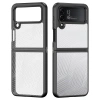 Nevamel Dux Ducis Samsung Z Flip4 5G Aimo Series Premium Buzlu Sert PC-TPU Kılıf-(5775)
