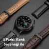 Nevamel Dux Ducis SM Galaxy Watch 20MM-Huawei GT2-GT3 42MM-Magic 2 42MM için Business Deri Kayış Kordon-(5775)