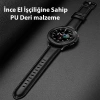 Nevamel Dux Ducis SM Galaxy Watch 20MM-Huawei GT2-GT3 42MM-Magic 2 42MM için Business Deri Kayış Kordon-(5775)