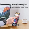 Nevamel Dux Ducis Z-Shape Alüminyum Alaşımlı Katlanır Telefon Standı-(5775)