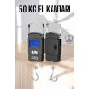 Nevamel El Terazisi Dijital Göstergeli Pilli 50 Kg Ağırlık Ölçer