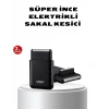 Nevamel® Elektrikli Tıraş Makinesi Çift Başlıklı Ultra İnce Tasarım